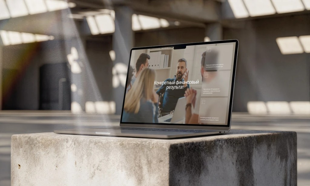 После утверждения прототипов мы перешли к разработке дизайн-системы, которая объединила все элементы в единую визуальную логику. — фрагмент справа